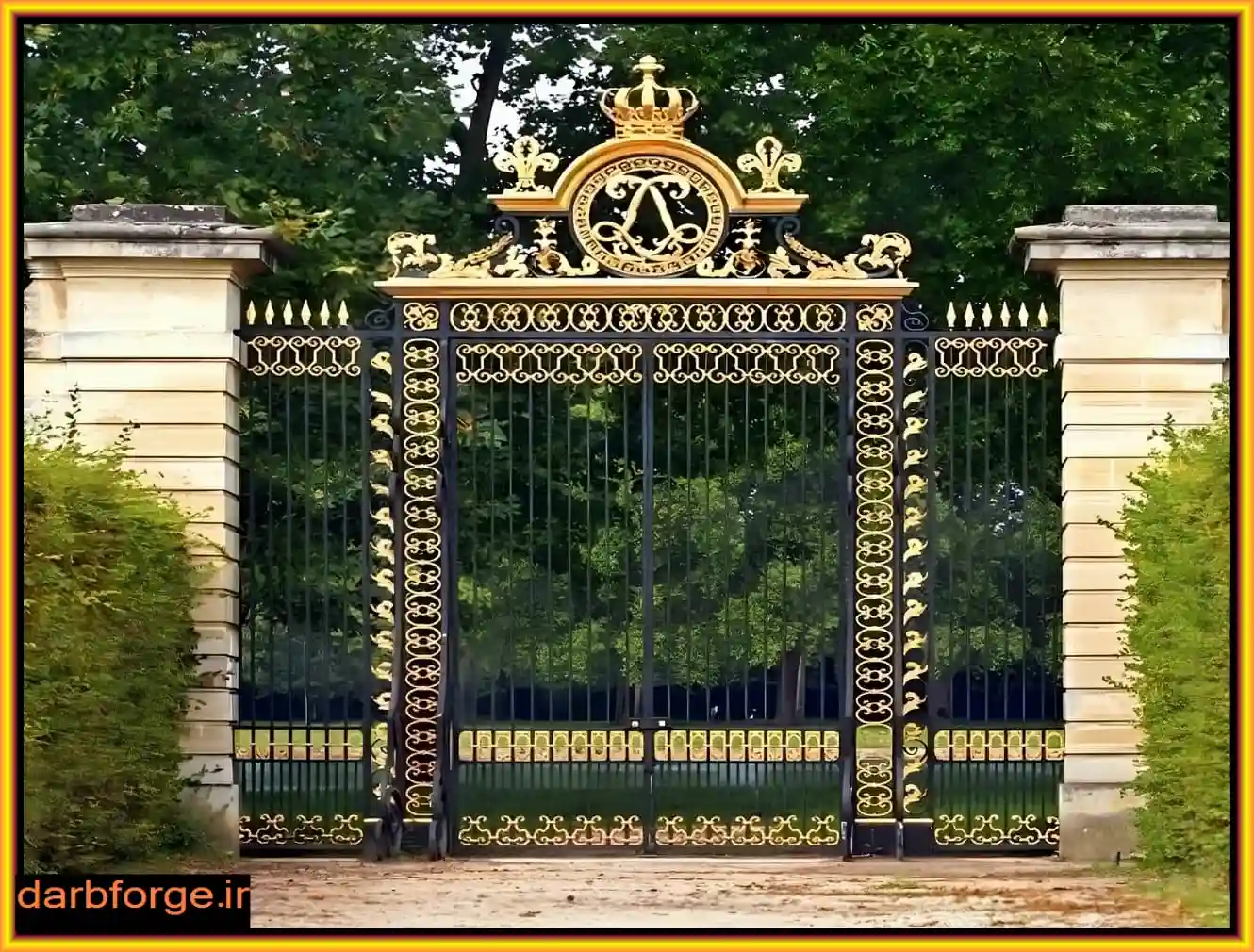 درب حیاط ساده و ارزان