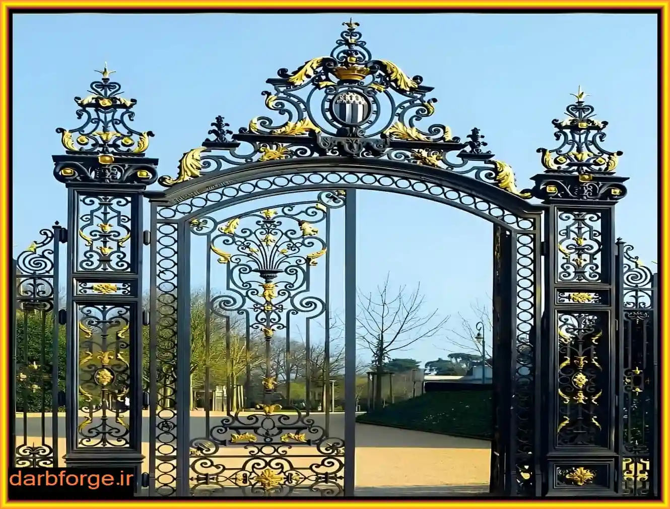 درب حیاط ویلایی مهندسی ساز درب حیاط ویلایی مهندسی ساز