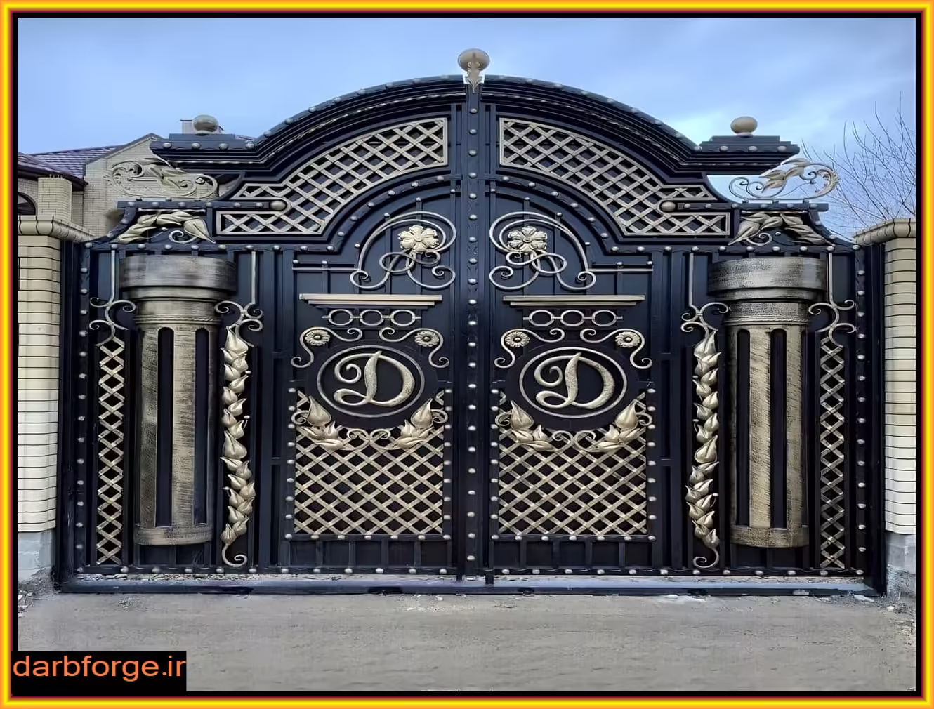 درب حیاط پارکینگی مهندسی ساز درب حیاط پارکینگی مهندسی ساز