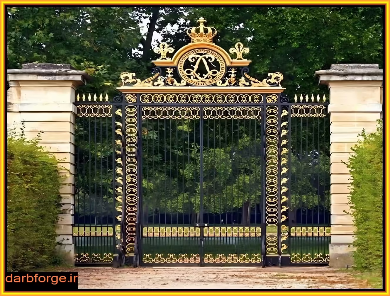 درب حیاط شیک مدرن و مقاوم با نصب حرفه ای درب حیاط شیک مدرن و مقاوم با نصب حرفه ای