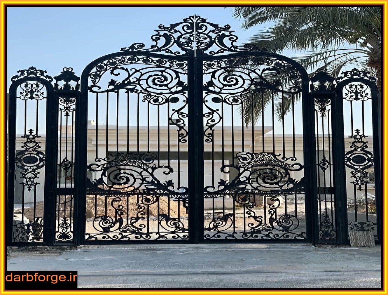 مدت زمان نصب درب فرفورژه