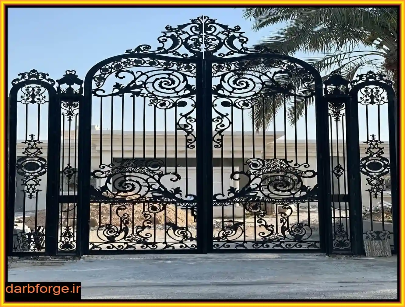 درب های فورژه ویلا دولنگه درب های فورژه ویلا دولنگه