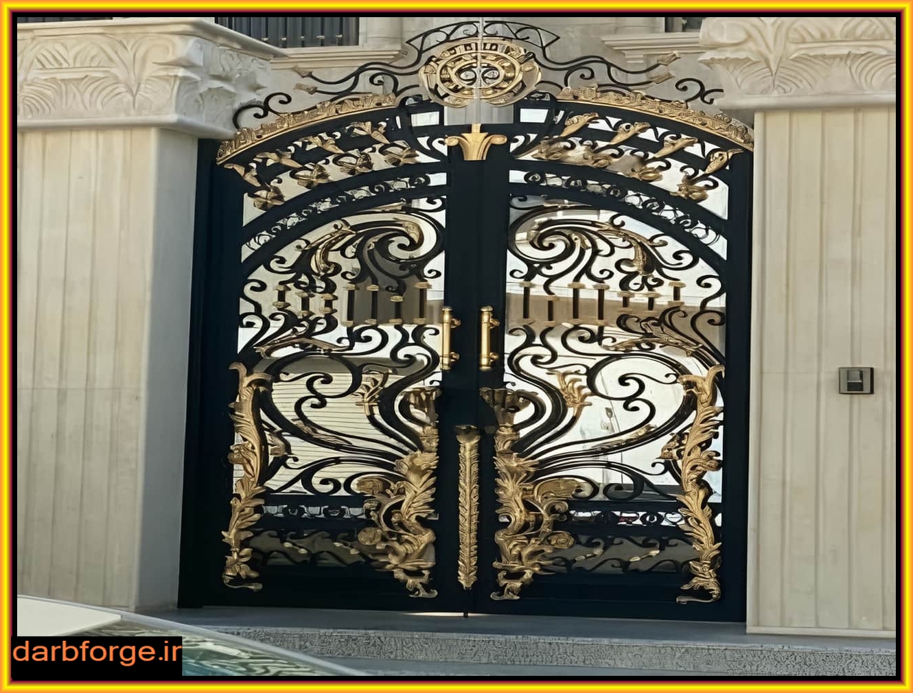 قیمت درب آهنی کیلویی برای ورودی حیاط