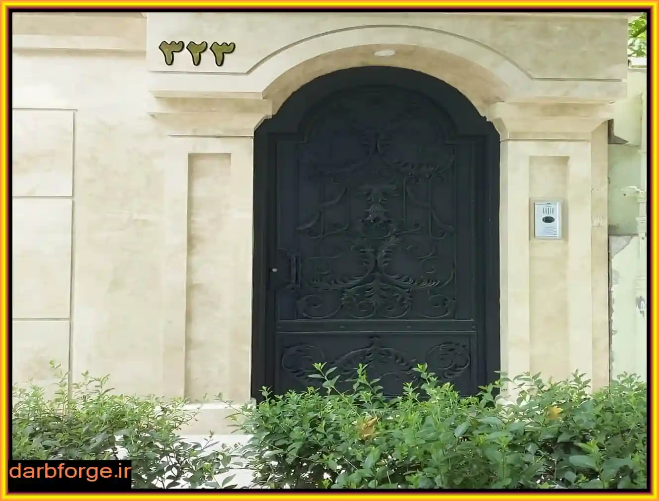 درب فلزی لوکس پارکینگ خانه مدل تک لنگه درب فلزی لوکس پارکینگ خانه مدل تک لنگه