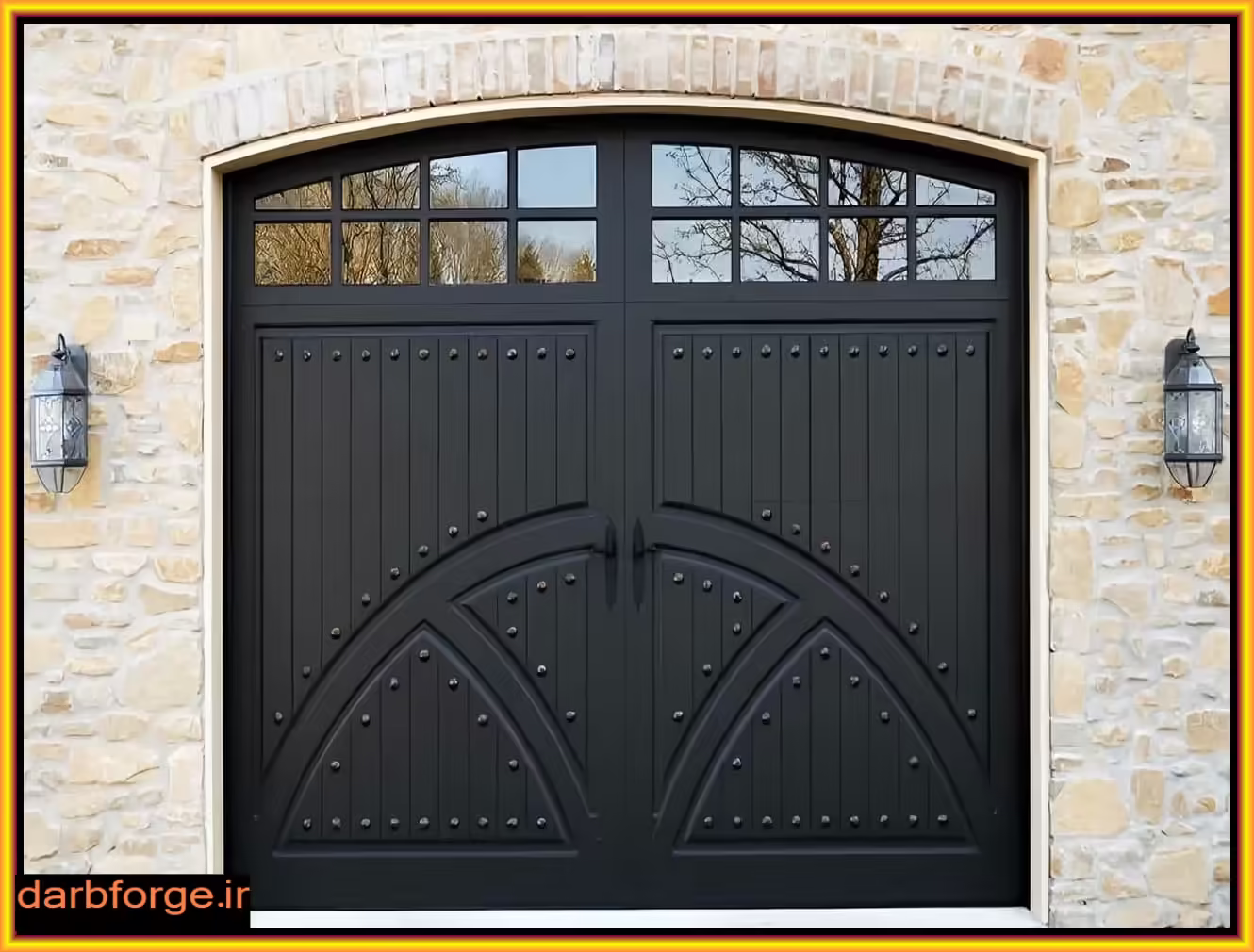 درب فلزی ویلایی دولنگه درب فلزی ویلایی دولنگه
