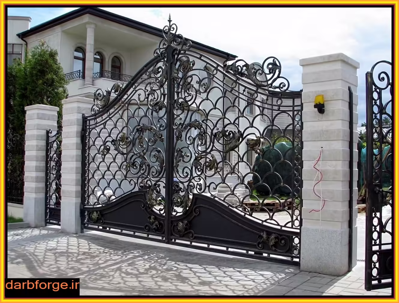 درب فلزی فرفورژه ویلا درب فلزی فرفورژه ویلا