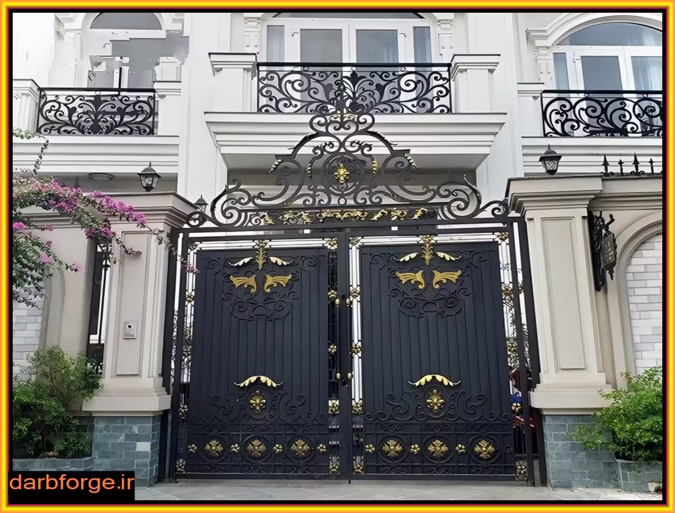نحوه ساخت درب ویلایی فرفورژه نحوه ساخت درب ویلایی فرفورژه
