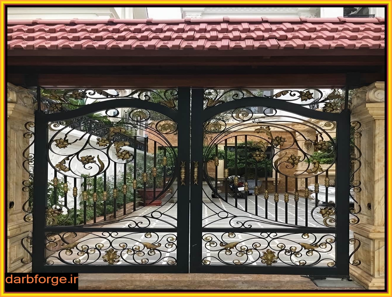 قیمت درب حیاط ساده و زیبا