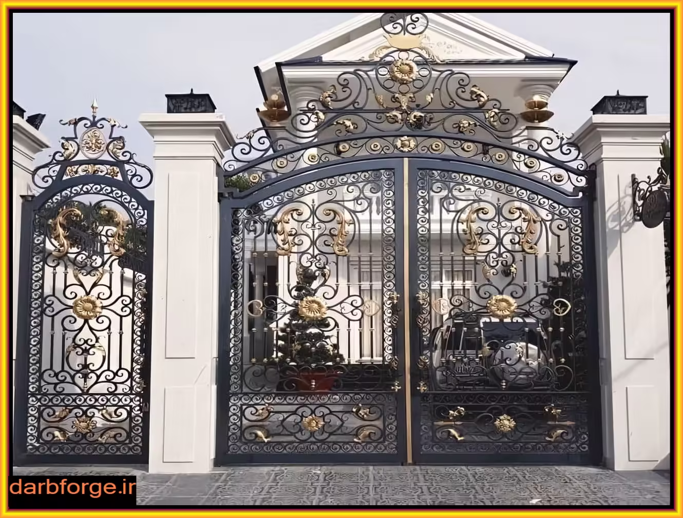 درب فرفورژه ویلایی درب فرفورژه ویلایی