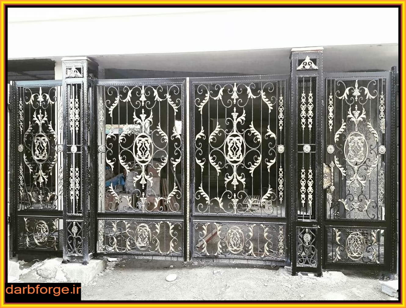 امنیت و امکانات درب فرفورژه