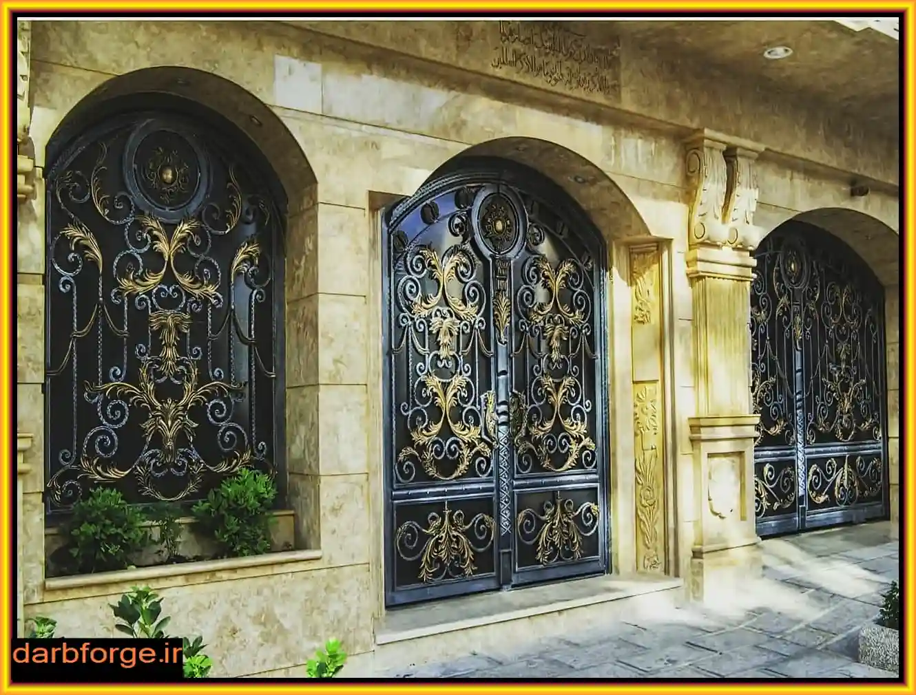 ویژگی های درب فرفورژه ویلایی