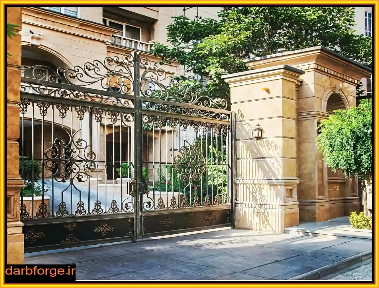 درب پارکینگ مدرن تک لنگه درب پارکینگ مدرن تک لنگه