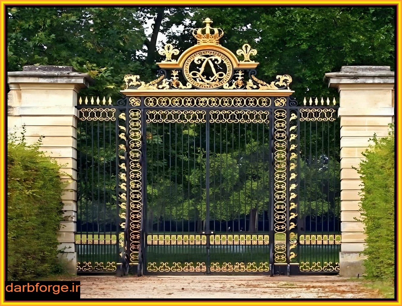 درب حیاط ساده و ارزان