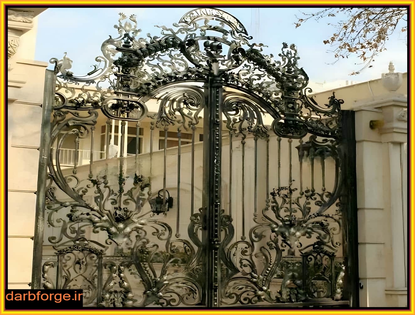 درب ویلایی فرفورژه مدرن