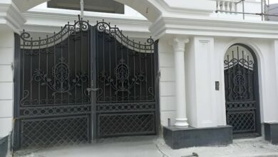 درب پارکینگ مدرن در تهران