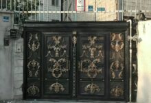 درب حیاط شیک مدرن و مقاوم