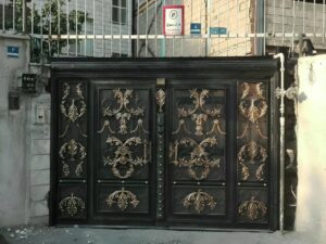 درب حیاط شیک مدرن و مقاوم