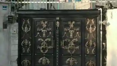 درب حیاط شیک مدرن و مقاوم