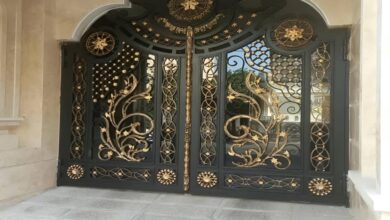 درب پارکینگ جنوبی ساختمان