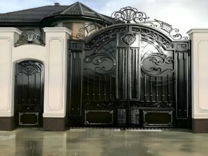 درب حیاط ساده و شیک