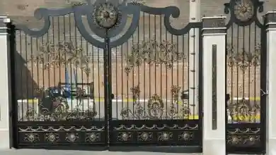 درب آهنی پارکینگ آپارتمان