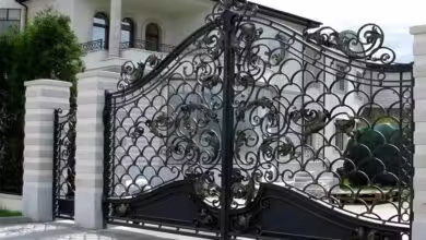 درب پارکینگ فرفورژه