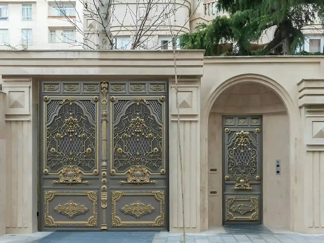 درب پارکینگی لوکس و مدرن