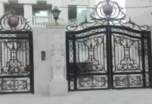 درب پارکینگ شمالی ساختمان