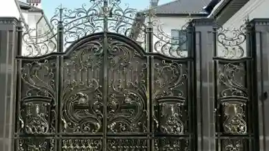 درب حیاط لوکس و لاکچری