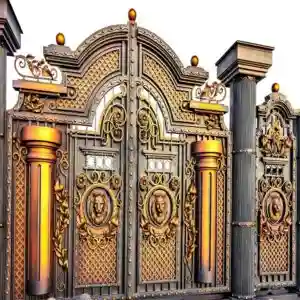 خرید ایده درب ورودی ساختمان و آپارتمان لوکس