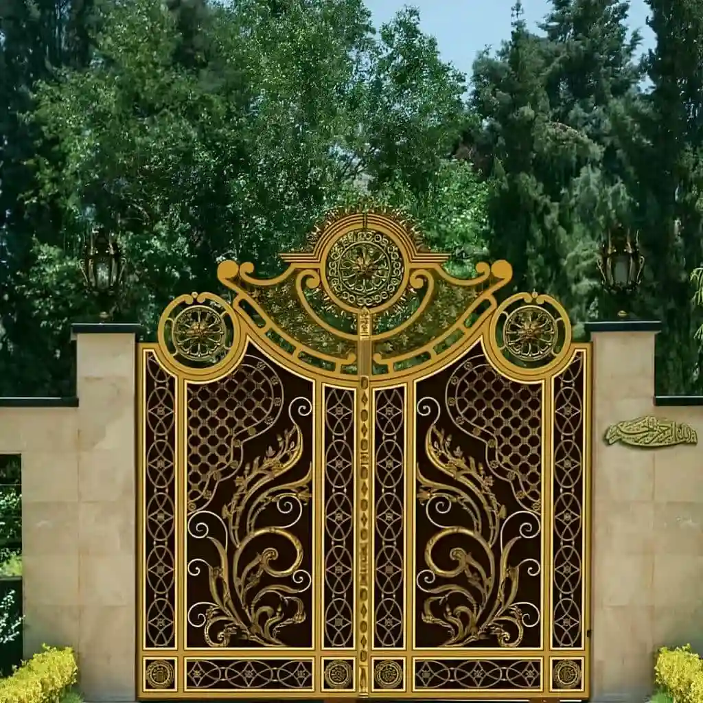 فروش درب حیاط فوق العاده شیک و زیبا لاکچری