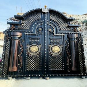 خرید درب حیاط فوق العاده شیک و زیبا لاکچری