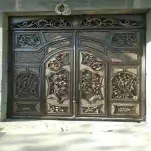 خرید درب فرفورژه ورودی پارکینگ ساختمان