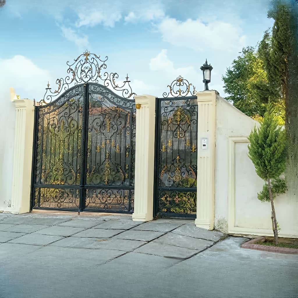 نصب درب مدل غنچه