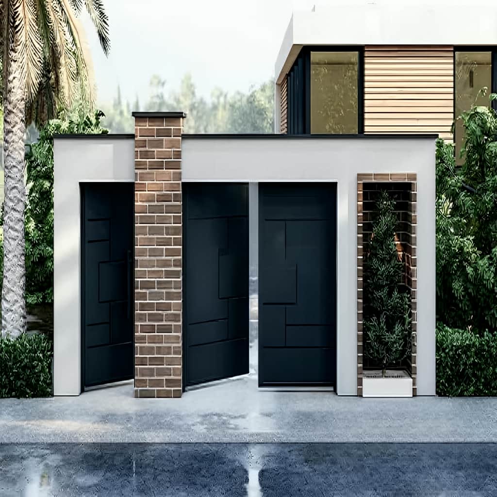 درب مدرن دیلایت مستطیل فلزی