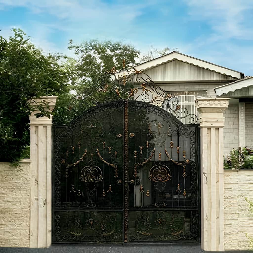 درب مدل پیچک فرفورژه