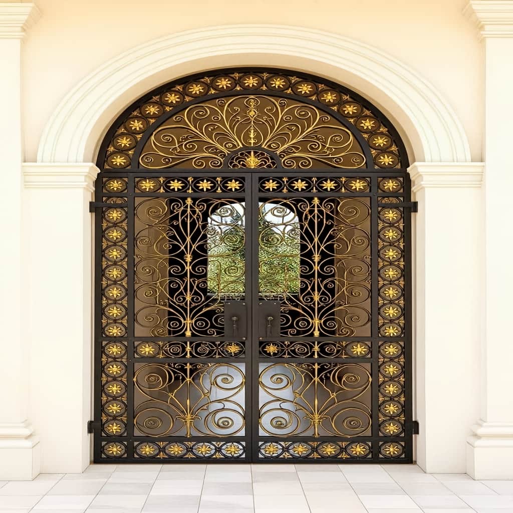 خرید درب فرفورژه ویلایی کلاسیک در ایرانشهر