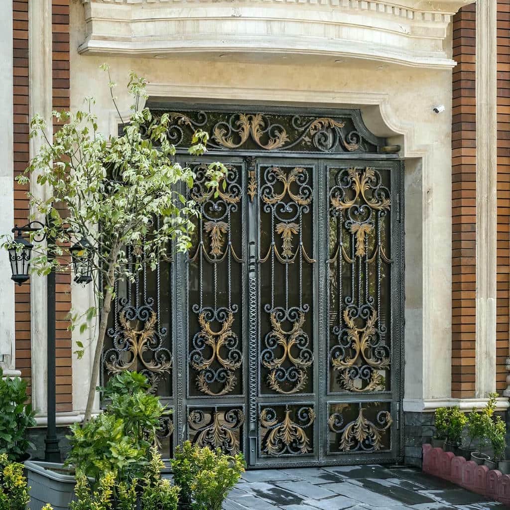فروش درب فرفورژه ویلایی سنگین در مهرشهر کرج