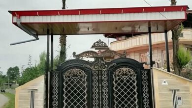 درب فرفورژه ویلایی در بندر آفتاب