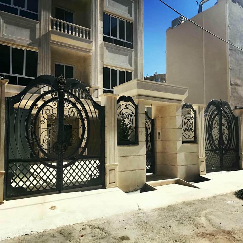 کارخانه درب حیاط فرفورژه ویلایی ضدزنگ در کرج