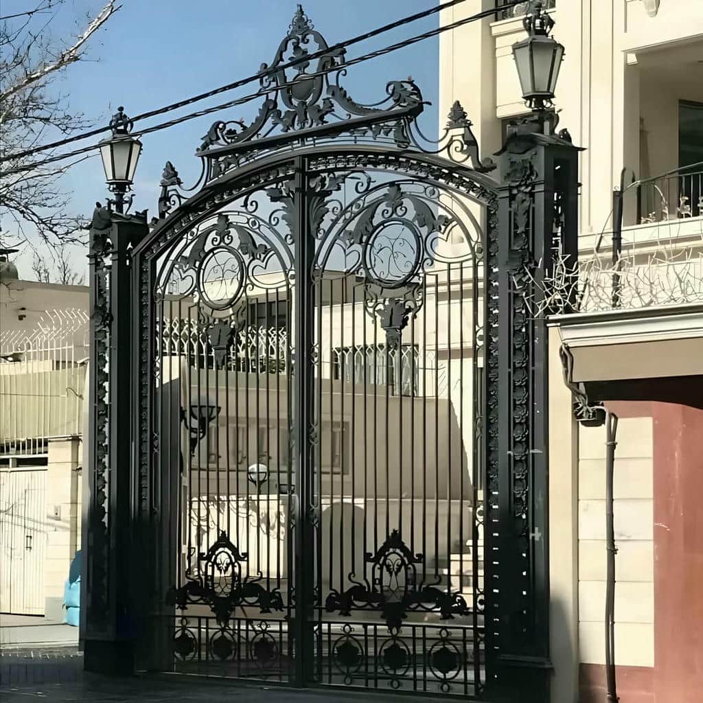 قیمت درب فرفورژه ویلایی مدرن در بندر چارک