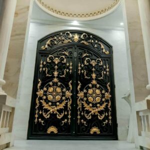 درب حیاط فرفورژه ویلایی در کرج