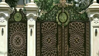 درب فرفورژه ویلایی در کیش