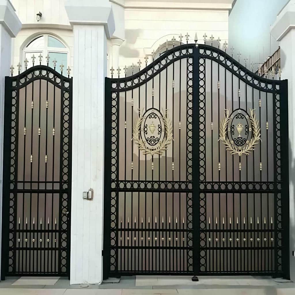 نصب درب فرفورژه ویلایی پروفیلی در استان گیلان