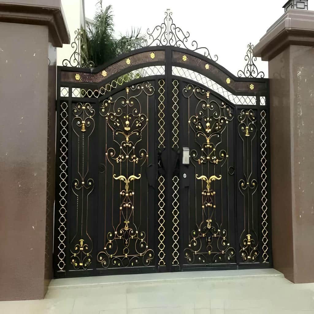قیمت درب فرفورژه ویلایی مدرن در بندر تیاب