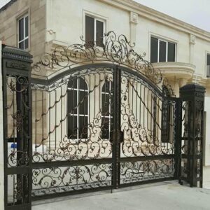 درب حیاط فرفورژه ویلایی در دماوند