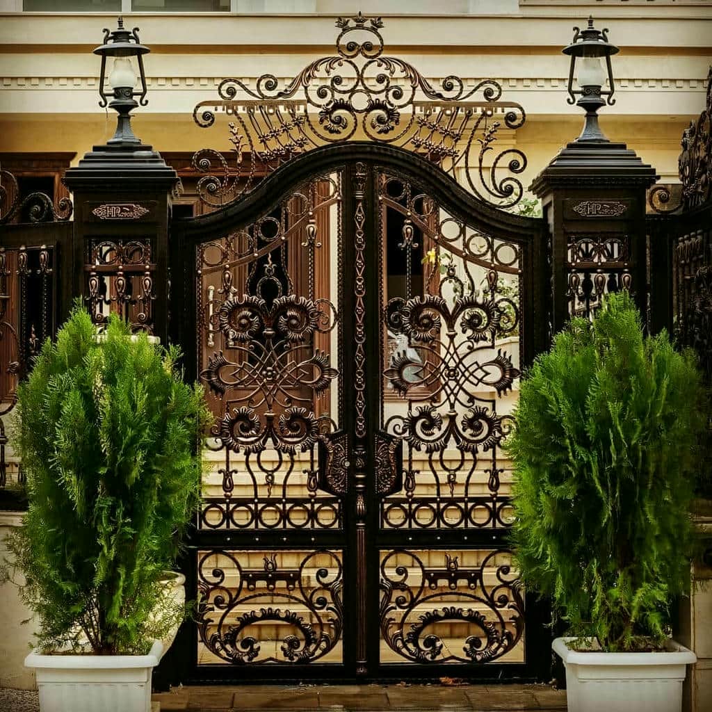 فروش درب فرفورژه ویلایی پوشش ضدزنگ در بندر گناوه