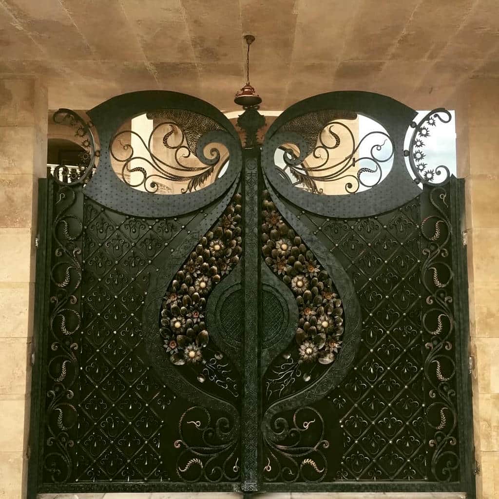 کارخانه درب فرفورژه ویلایی کوره ای در اصفهان