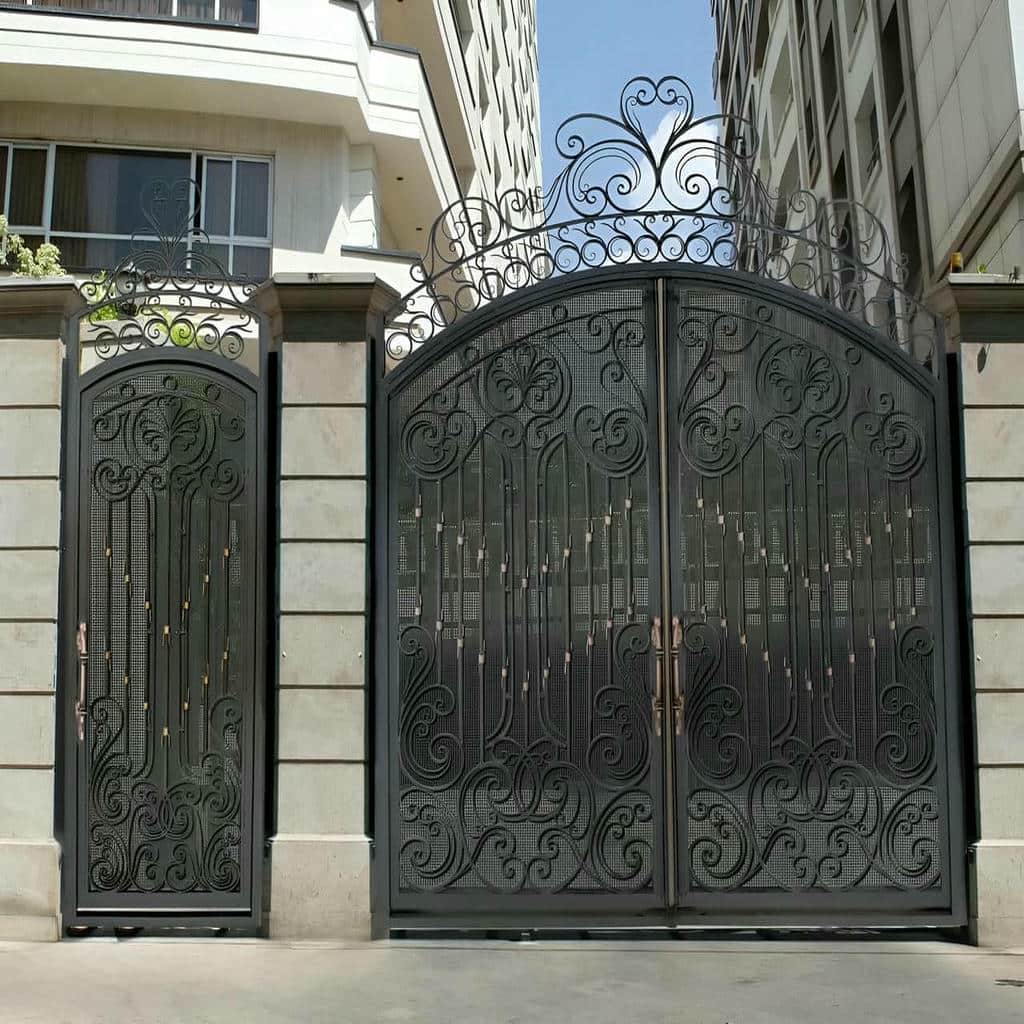 قیمت درب فرفورژه ویلایی مدرن در ارومیه