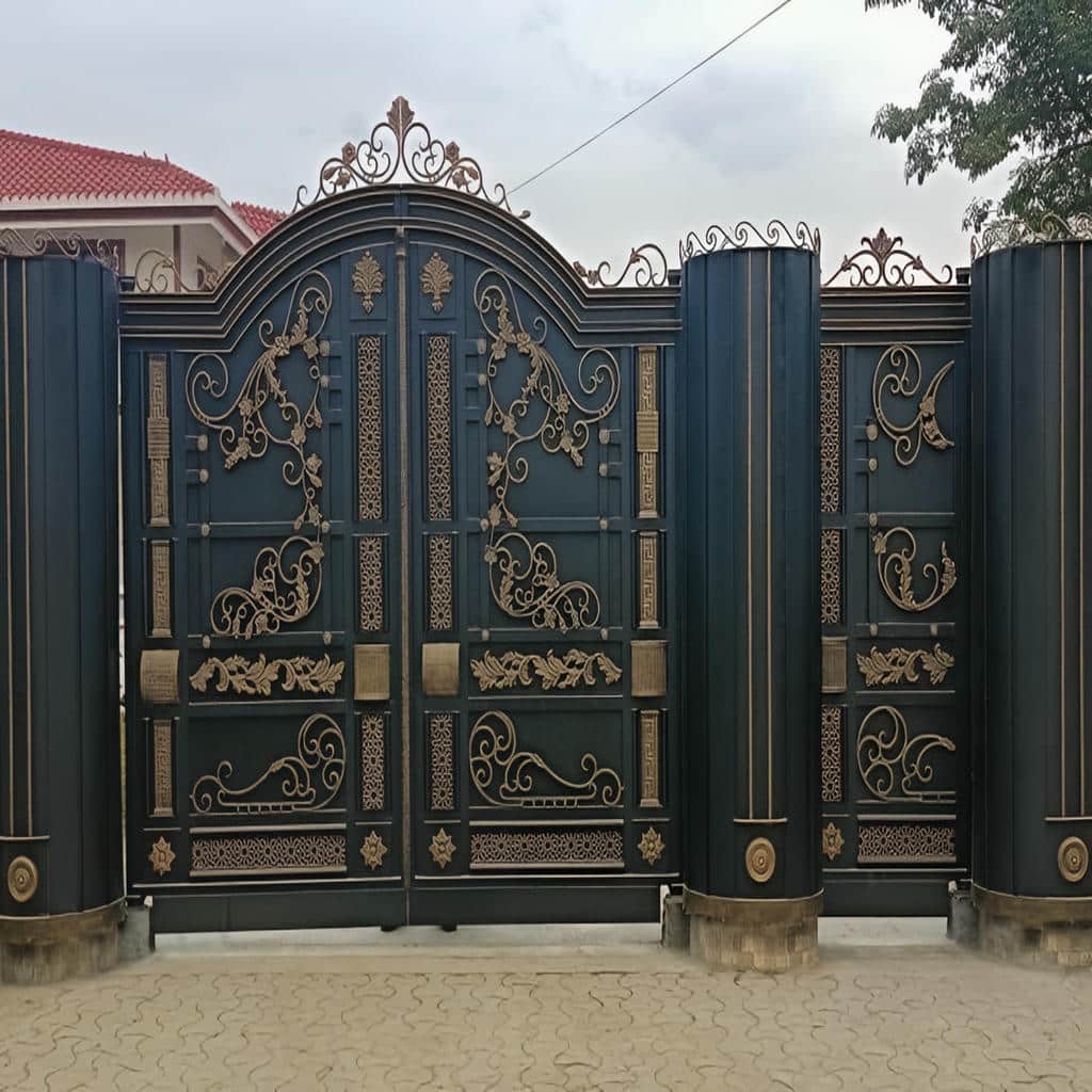 درب حیاط فرفورژه ویلایی در اشتهارد